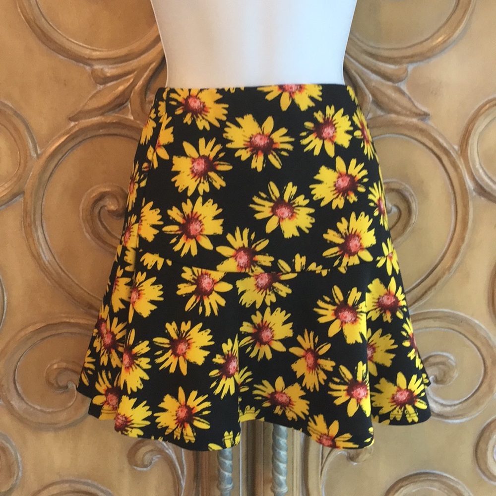 NWT Sunflower Mini Skirt